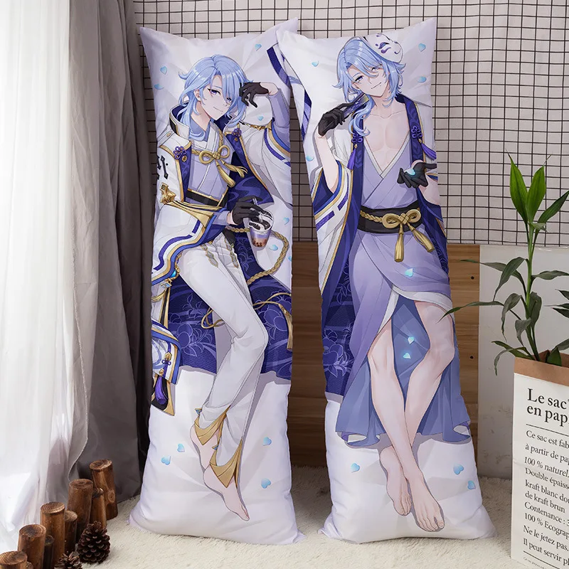 Genshin Impact Anime Game Characters Pillowcase Dakimakura Inazuma Kamisato Ayaka Ayato Kazuha Otaku Hing Body Pillow Cover