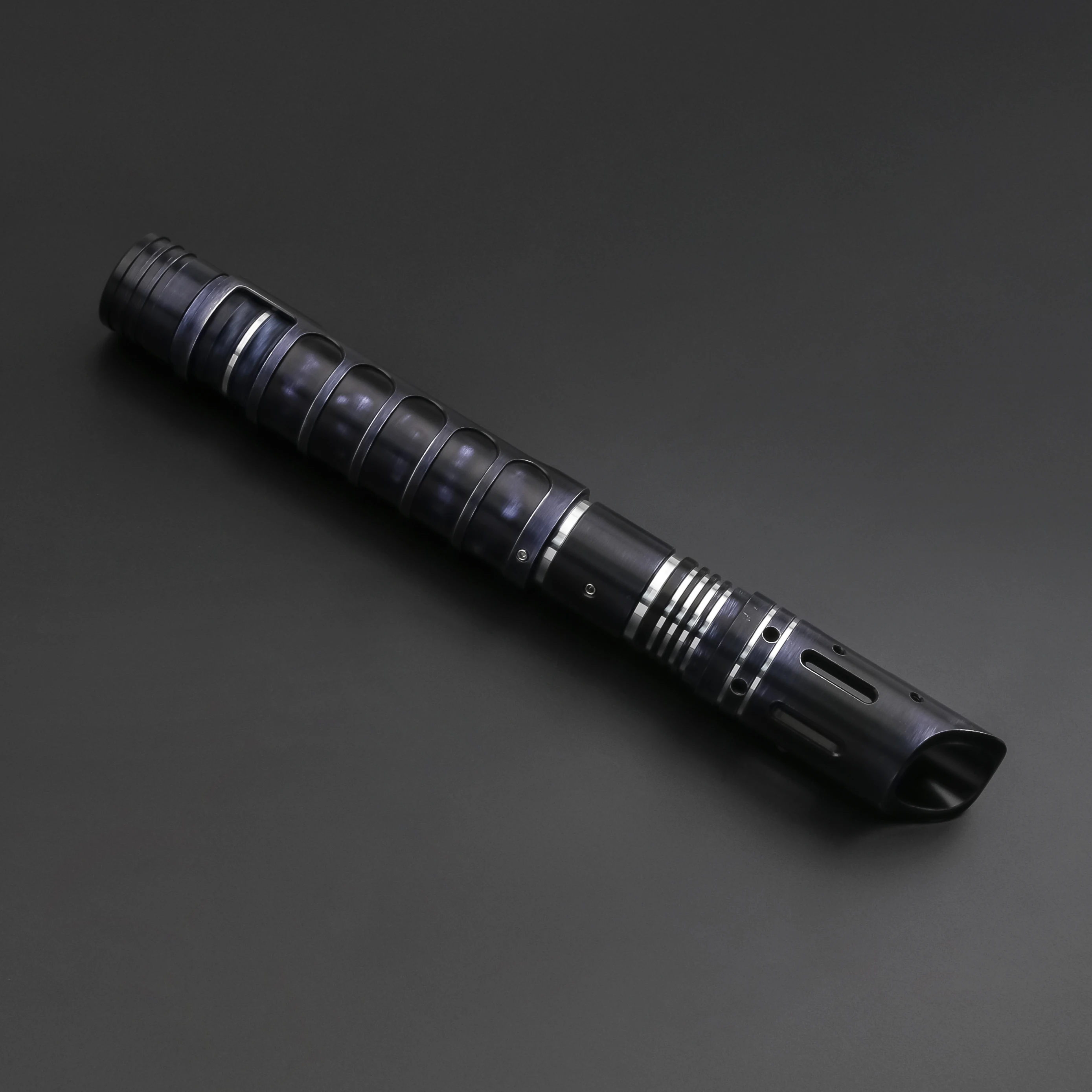 TXQSABER RGB VOID Smooth Pixel Lightsaber 12 Light Colors and 16 Sets Soundfonts Metal Hilt PC Blade Kid Xmas Toys Sword