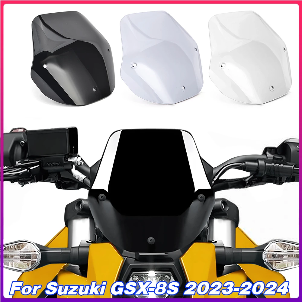 

Motorcycle WindScreen Windshield Visor For Suzuki GSX-8S 2023 2024 GSX8S gsx8s Screen Windshield Deflector