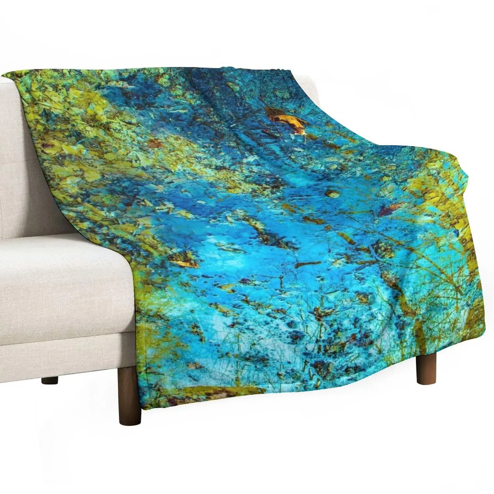 

New Planet in Puddles Throw Blanket Decorative Throw Loose Blankets