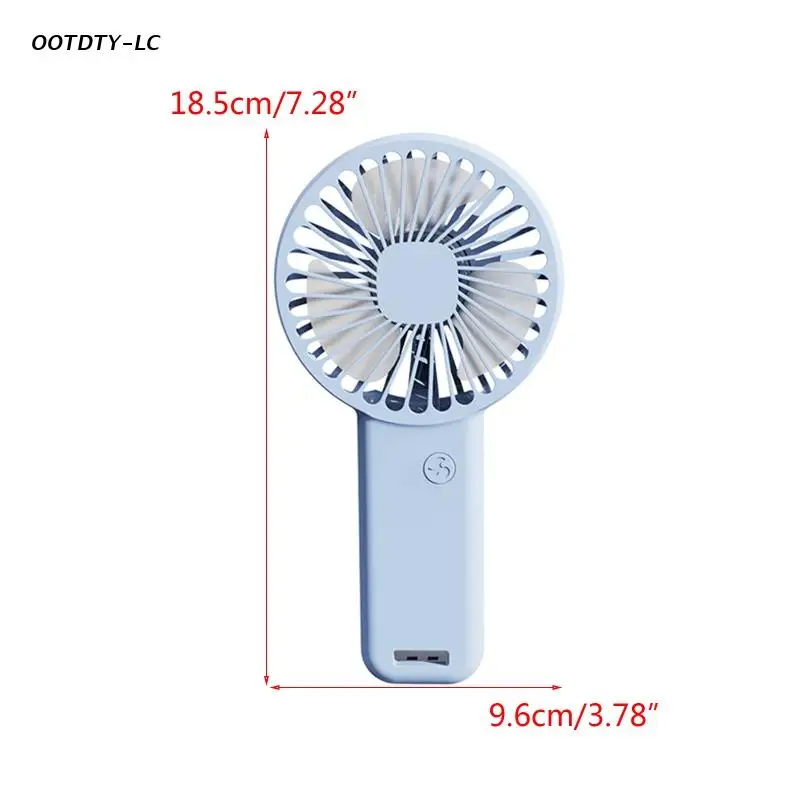 Portable Handheld Fan Small Cooling Fan USB Rechargeable Eyelash Fan Low Noise Dropship