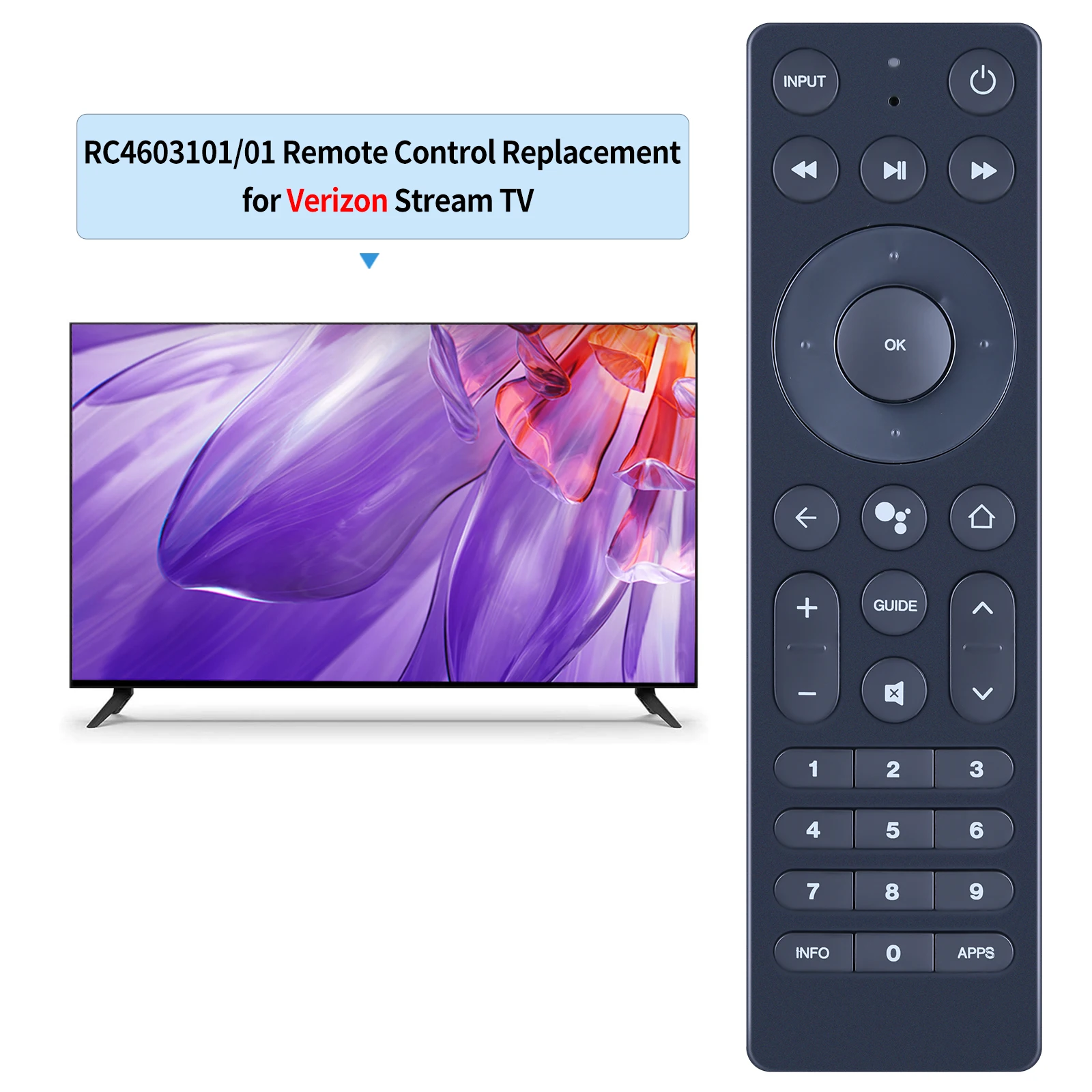 รีโมทคอนโทรล RC ใหม่ 4603101 /01BRP สําหรับกล่องทีวี Verizon Stream