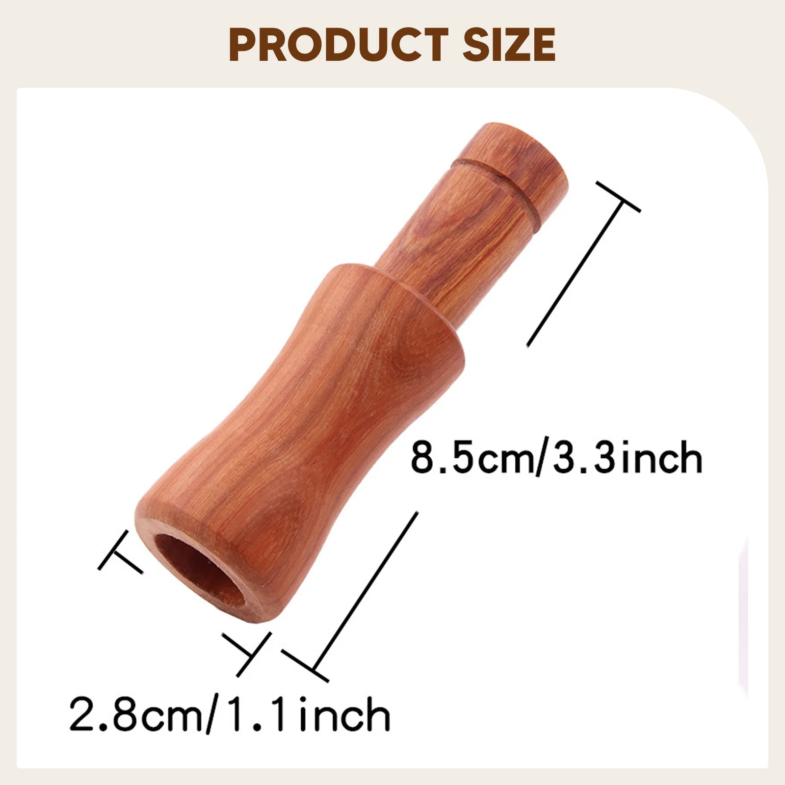 Duck Attract Whistle Duck Caller Lure Portable Sound Animal Calling Wooden Pheasant Whistle for Wild Gooses Hiking Pheasant view 6