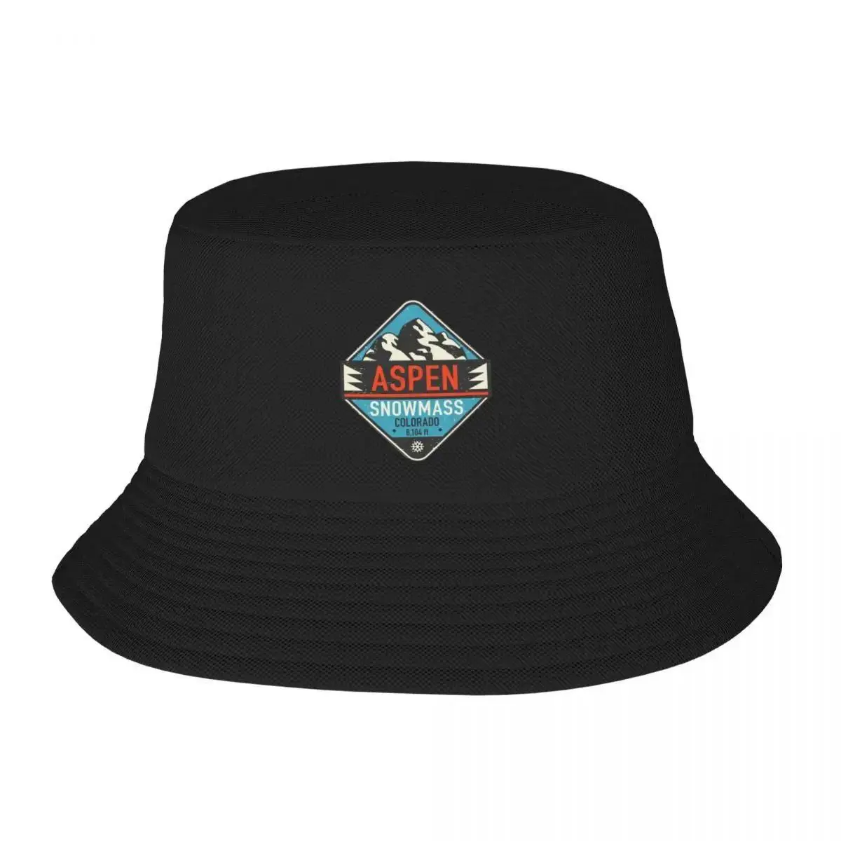 2025 New Aspen / Snowmass، Colorado Bucket Hat حماية من الأشعة فوق البنفسجية قبعة شمسية قبعة أبي فتاة للرجال