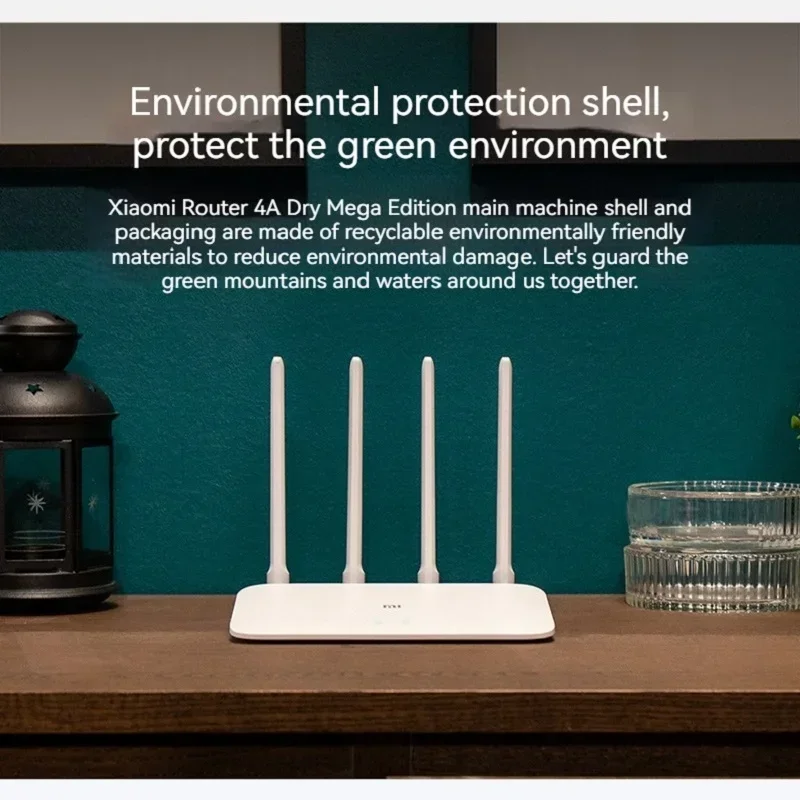 XIAOMI  Router 4A Gigabit Version AC1200 2.4GHz 5GHz WiFi 1167Mbps Repeater 128MB DDR3 High Gain 4 Antennas Network Extender