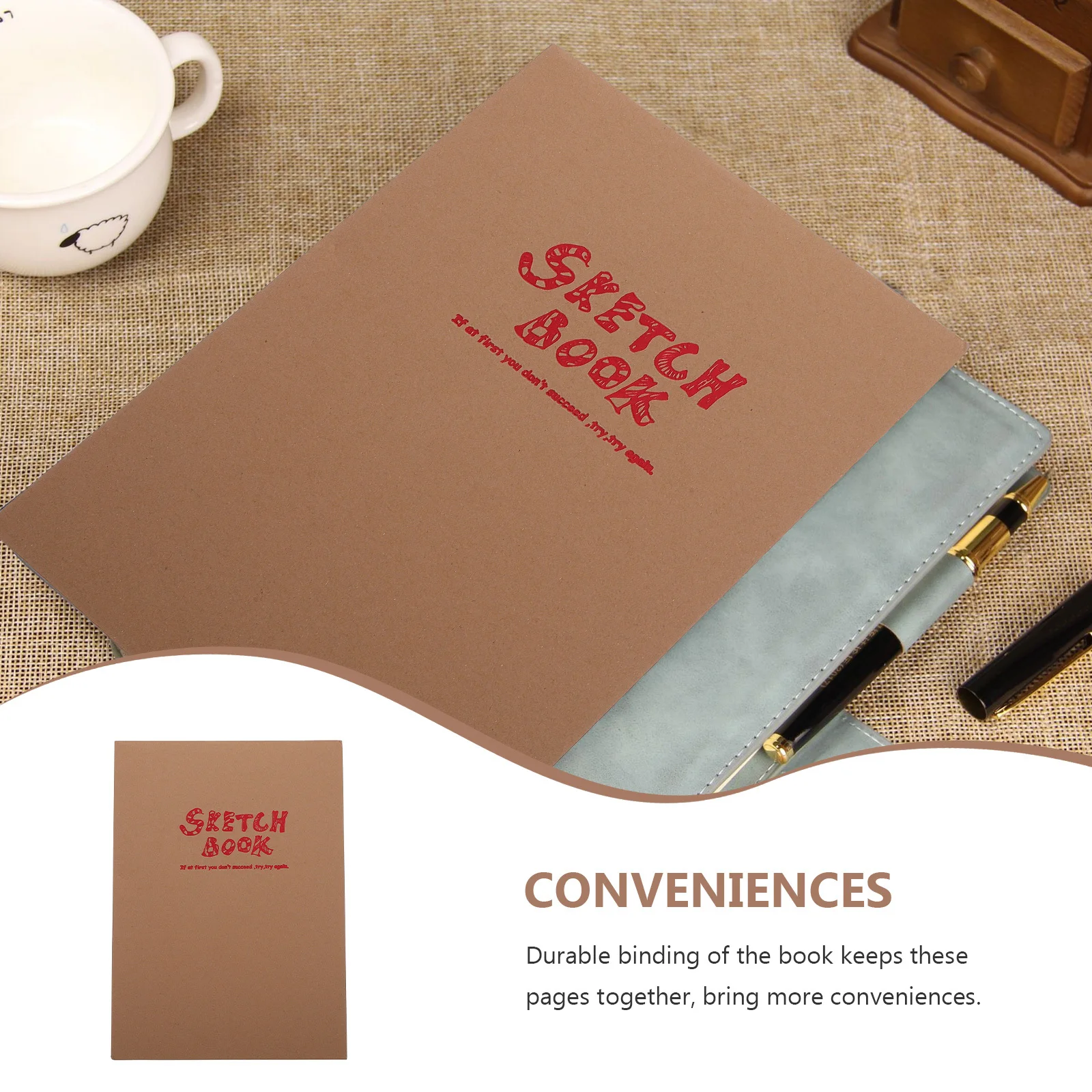 

Student Blank Sketch Book Thick Paper Prevents Ink Bleed Perfect for Drawing Painting Sketch Pad Painting Book