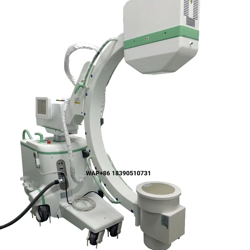 High Frequency Mobile Digital C-Arm System - 6kW High Power, with Display Operation, Stand Mount with Locking Casters