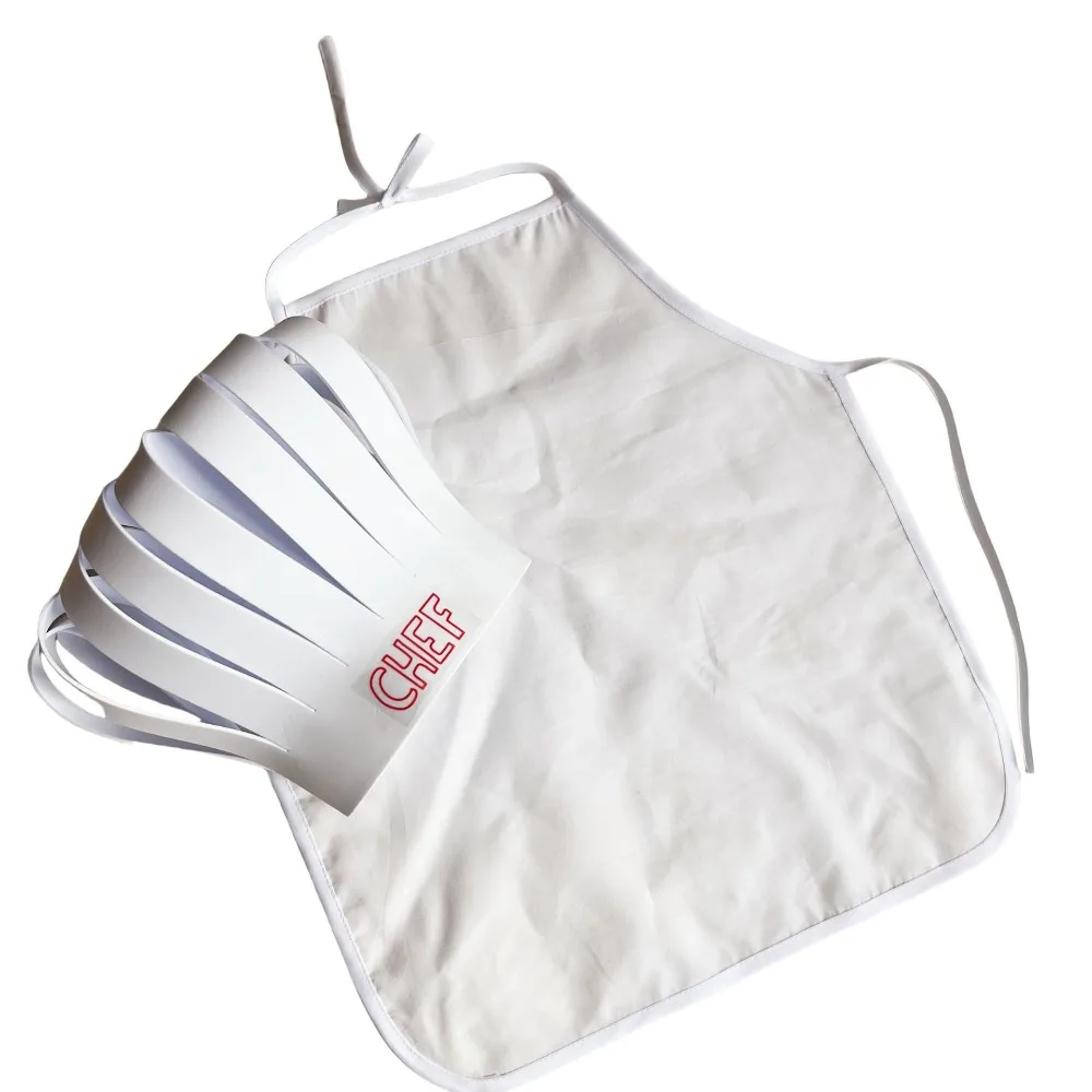 2025 New 2-Piece Chef Costume Set for Toddler & Newborn Photography - Casual Baby Photo & Homewear