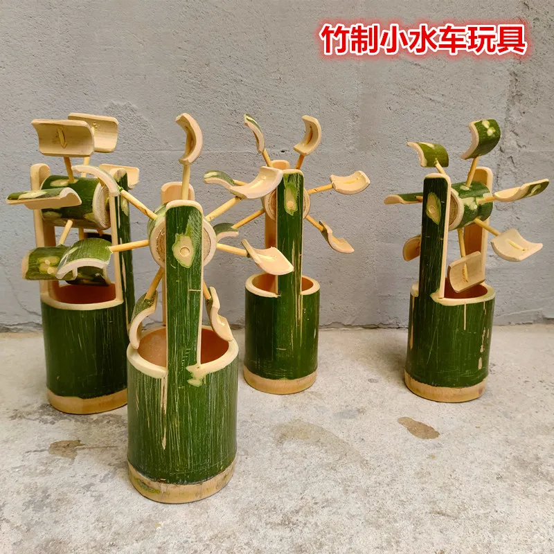 

Bamboo Waterwheel Runner Toys Tools