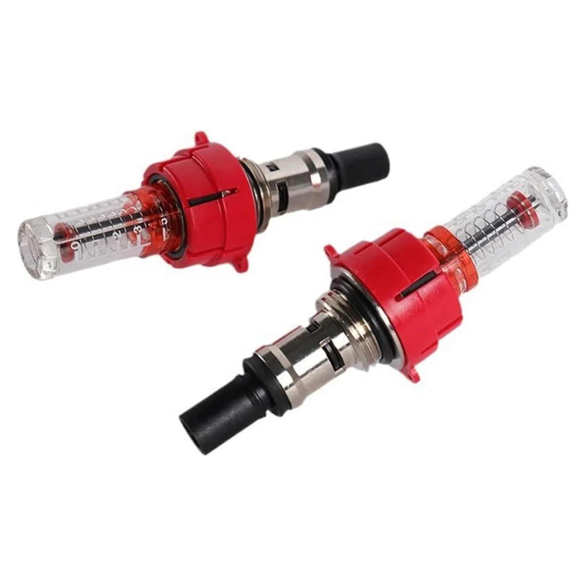 T88C 6 Pcs Underfloor Heating Manifold Flow Meter, Visual Flow Monitoring Regulator for Underfloor Heating Systems(1/2)