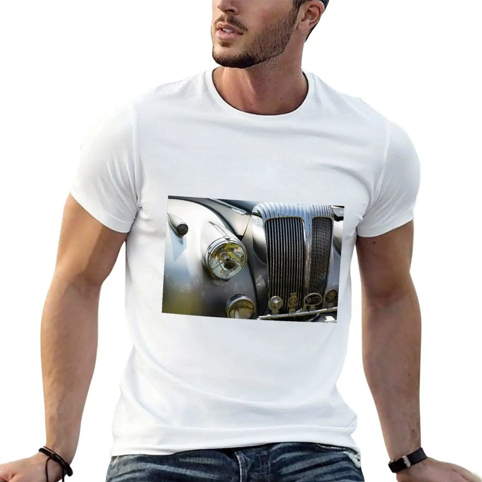 A 1952 Daimler DB18 Consort T-Shirt t shirt man casual t shirts with prints t shirt for man 100 percent cotton T-shirt