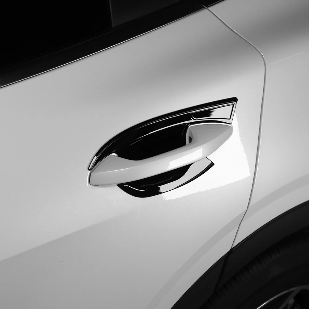 

For Kia Sportage NQ5 Tuning Carbon Fiber Style Black Exterior Outer Door Bowl Cover Trim Exterior Style Decoration Accessories