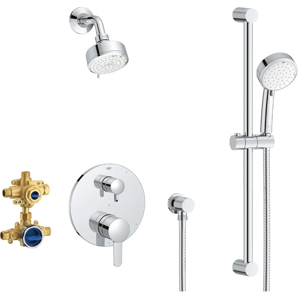 Cosmopolitan Shower Set, Starlight Chrome