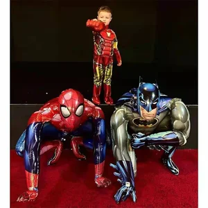 3D Batman'ın Numarası Alüminyum Folyo Balonlar Set, Dekor İçin Parti, Doğum Günü, Bebek Duş Malzemeleri Kupanın 6 büyük satışı, batman 3 boyutlu no. 5