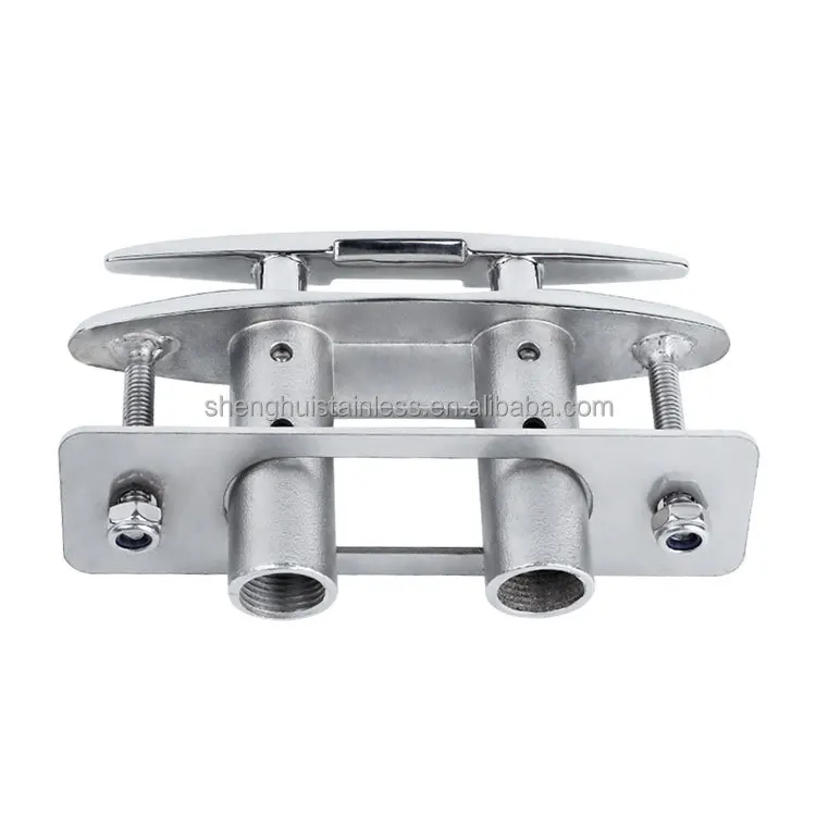 Boat Accessories Marine Hardware 316 Stainless Steel Boat Deck Flush Mounted Pull up Dock Cleat Pop up Boat Cleats
