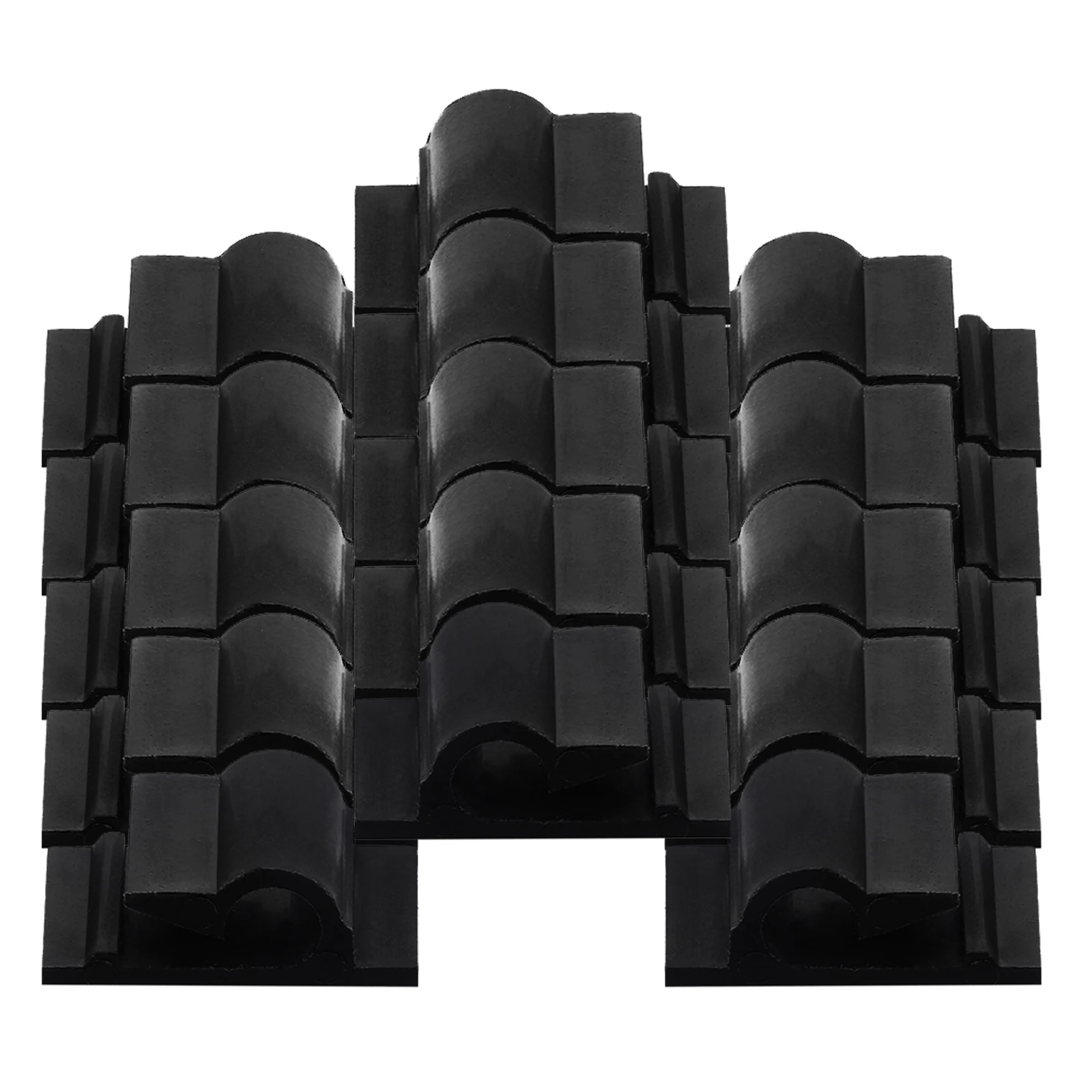 

100Pcs Cable Organizer Clips Easy to Use Tangle-Free Cord Holders for Home Office Black Cable Clips Cord Holders
