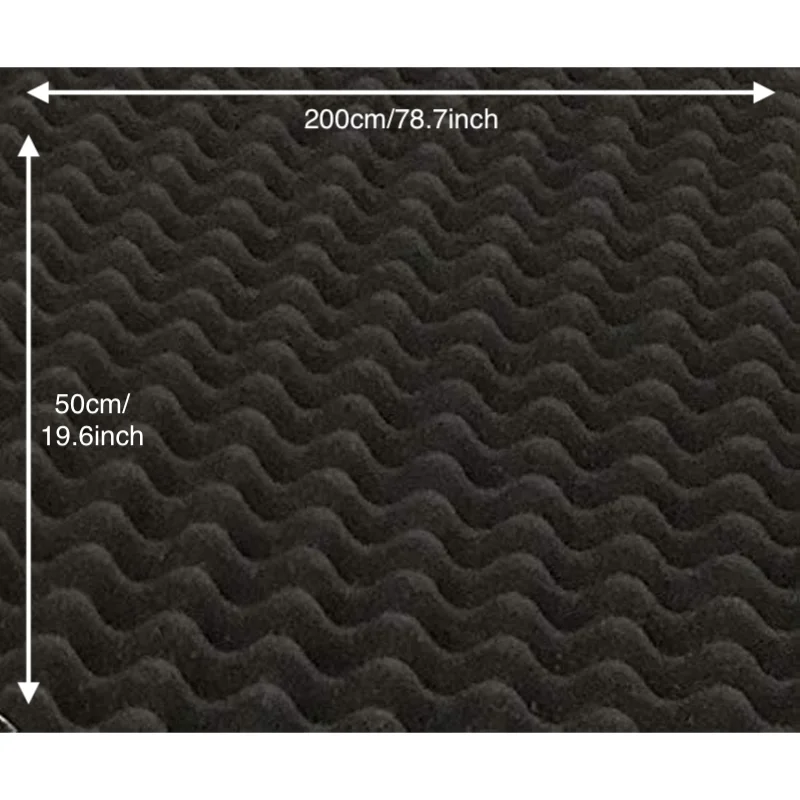 Self Adhesive High-density Acoustic Foam Egg Box Panel Studio Foam Black Soundproof Wallboard