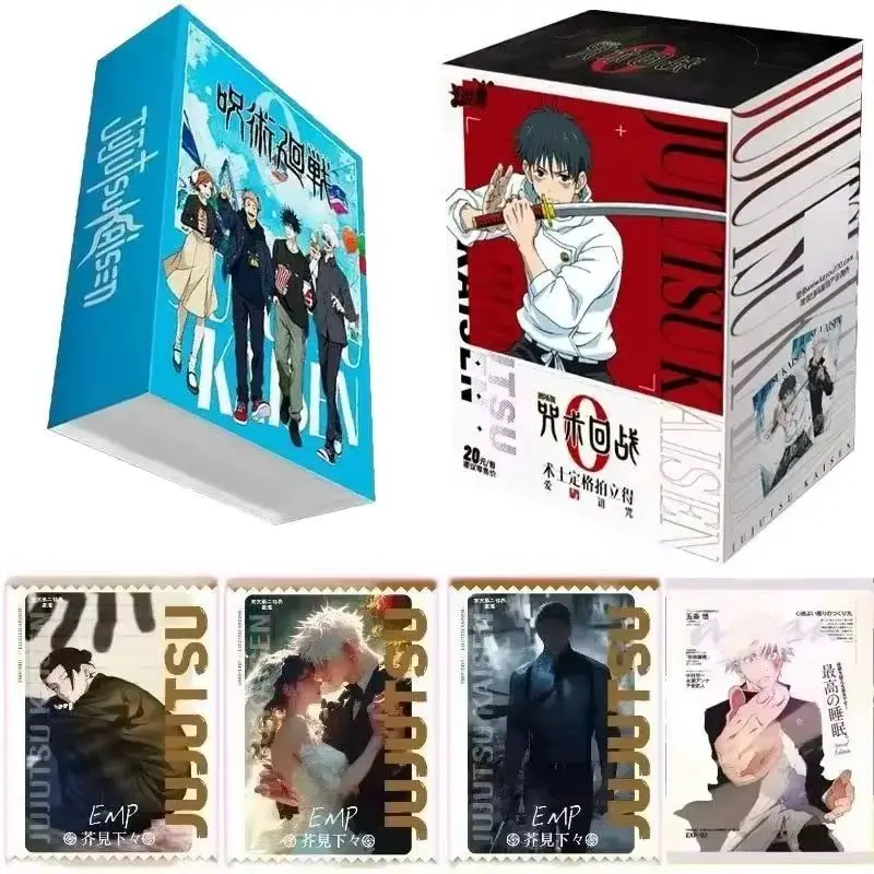 Jujutsu Kaisen Card Itadori Yuji Satoru Gojo Fushiguro Megumi Anime Role SMP Jingdiao Metal Collection Cards Kids Toys Gifts