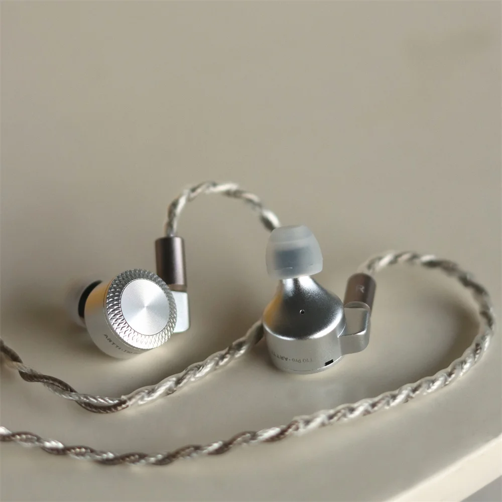 ARTTI T10 PRO Nowe douszne słuchawki HiFi Przewodowe monitory IEM Planarny sterownik 14,2 mm Teksturowany bas 2pin i wtyczka 2-w-1 3,5+4,4 mm