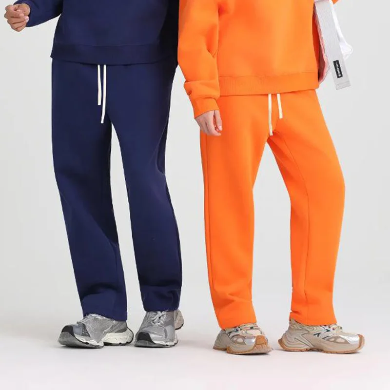 

01 мужские брюки, осень/зима, новые спортивные брюки для бега, свободная одежда для фитнеса, однотонная одежда, уличная одежда, брюки