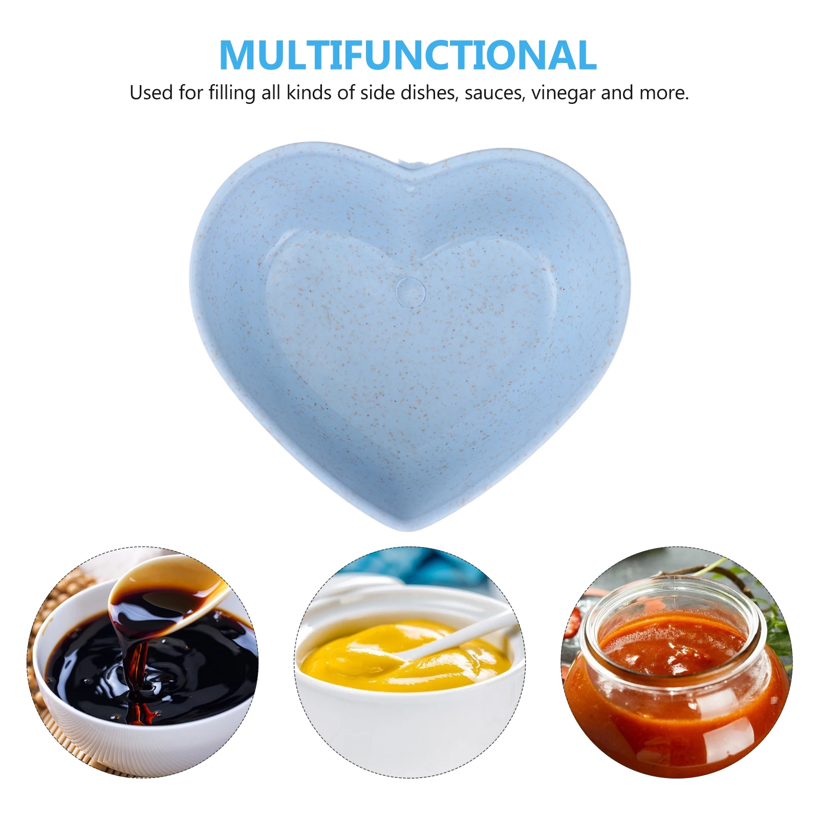 

8 Pcs Shaped Snack Plates Appetizer Plates Sauce Dishes Saucers Bowls Food Serving Appetizer Seasoning Kitchen Barware