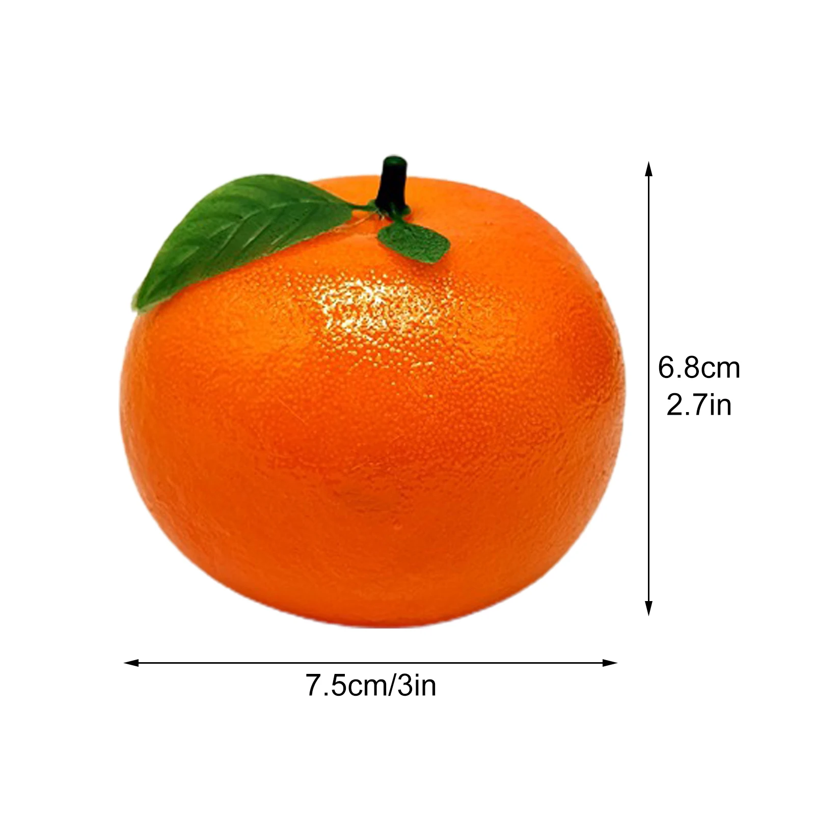 Kunstmatige Oranje Tangerinr Ornamenten Simulatie Schuim Fruit Tafelblad Rekwisieten Huis Keukenkast Decoratie