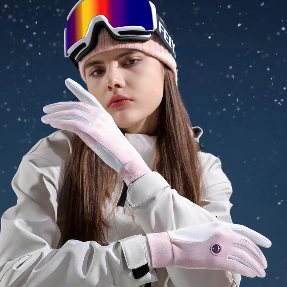 Winter Gloves for Anyone Touchscreen Warm Windproof Non Slip Cold Weather Outdoor Cycling Driving Motorcycle Riding Work Gloves