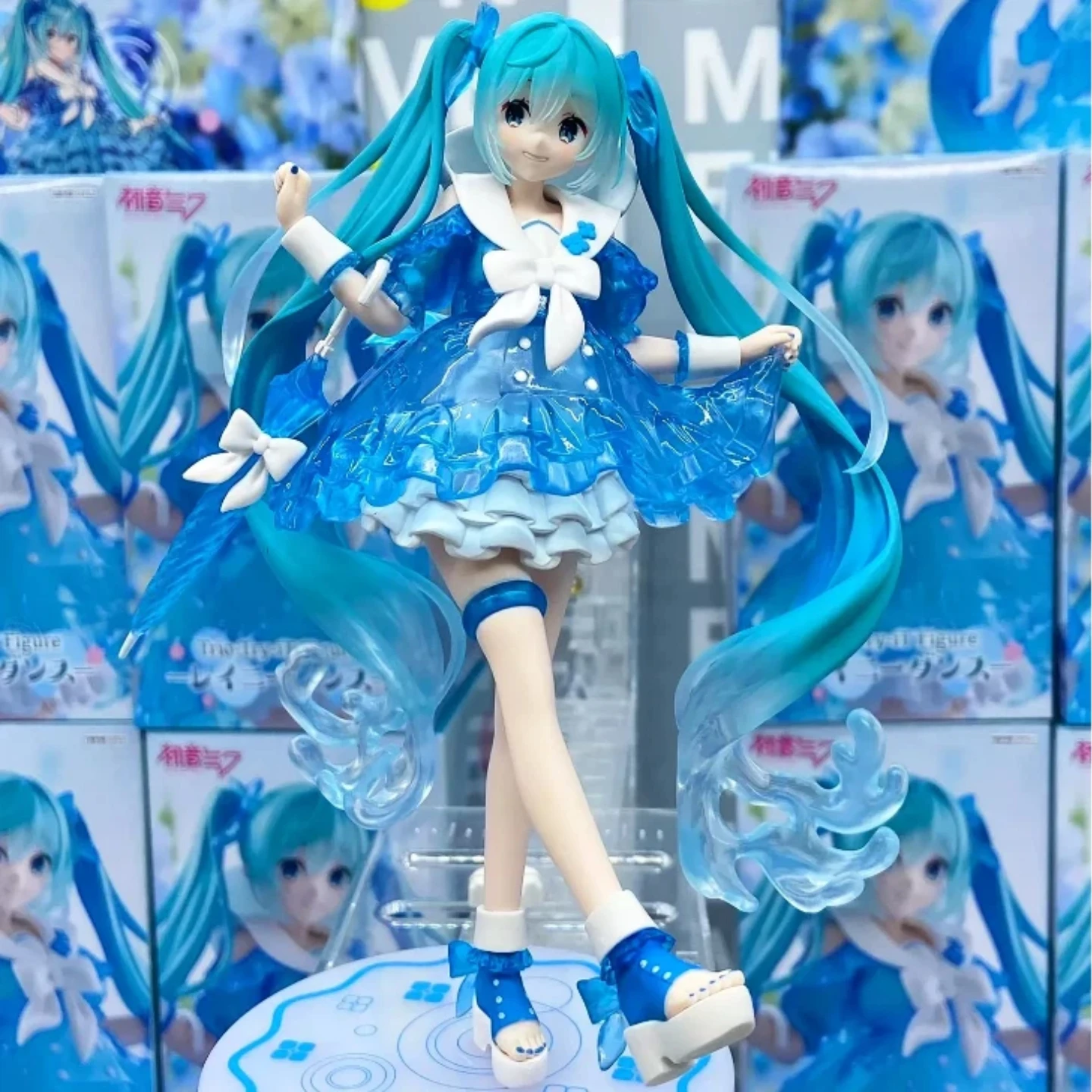 furyu-hatsune-miku-trio-try-it-rainy-dance-prize-pvc-anime-figure-collectible-model-desktop-decoration-for-anime-lovers-gift
