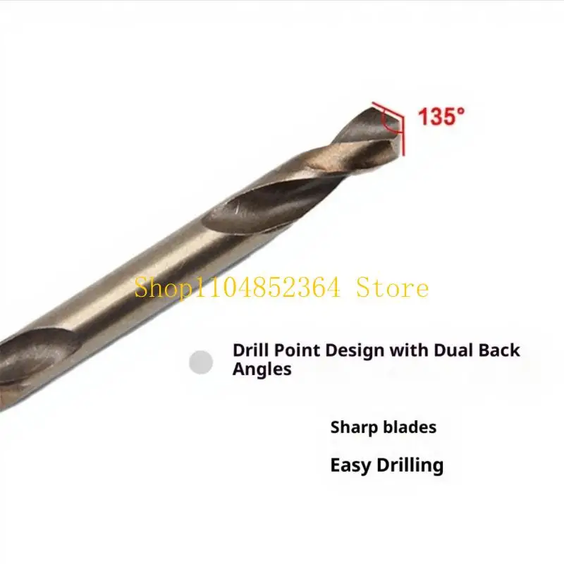

652F Double Head 9 Piece Drill Bit Collection High Speed Steel Body Multi Purpose Tool