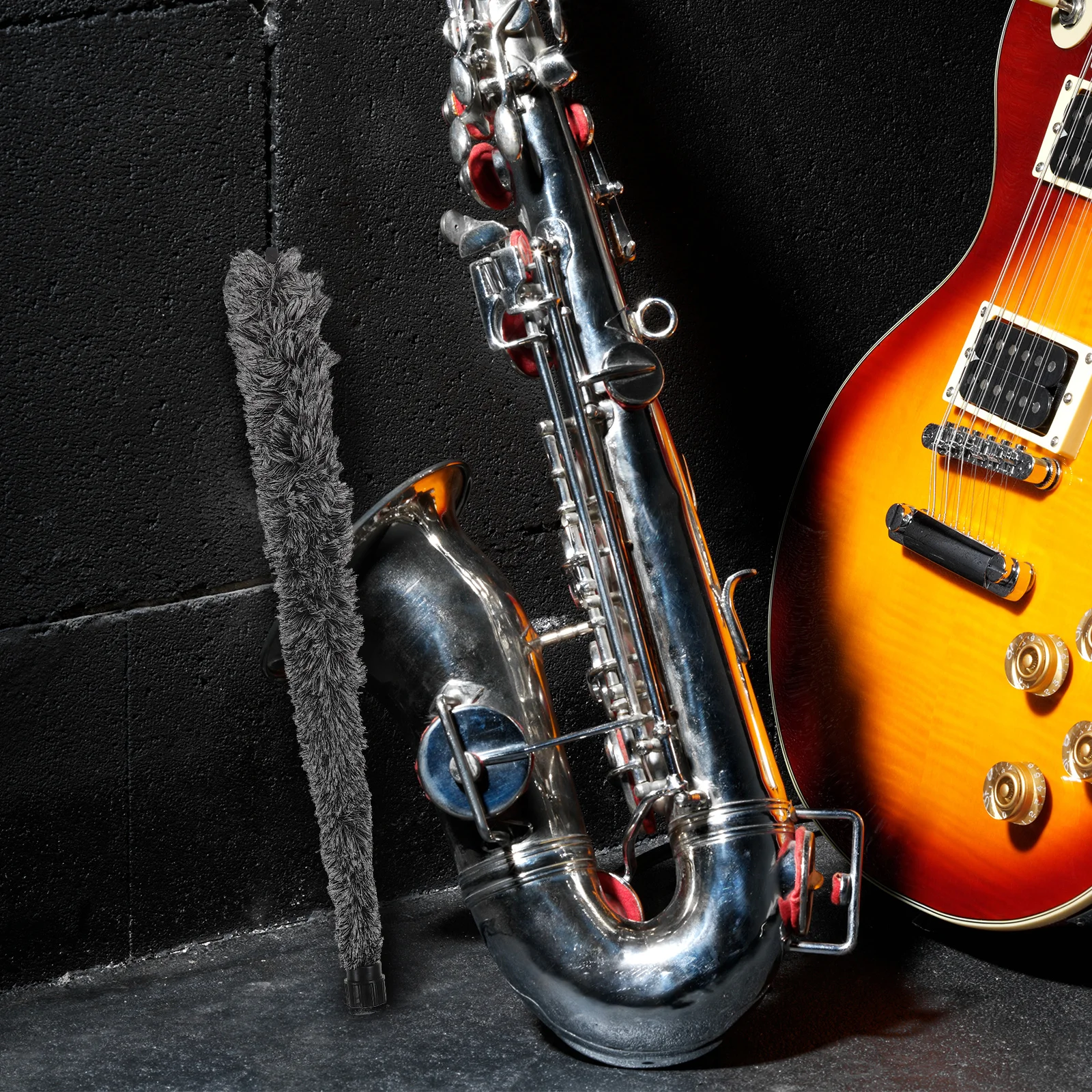 

Sax Cleaning Brush Brushes for Musical Instruments Kit Cotton Thread Saxophone Alto Accessories Clarinet Care