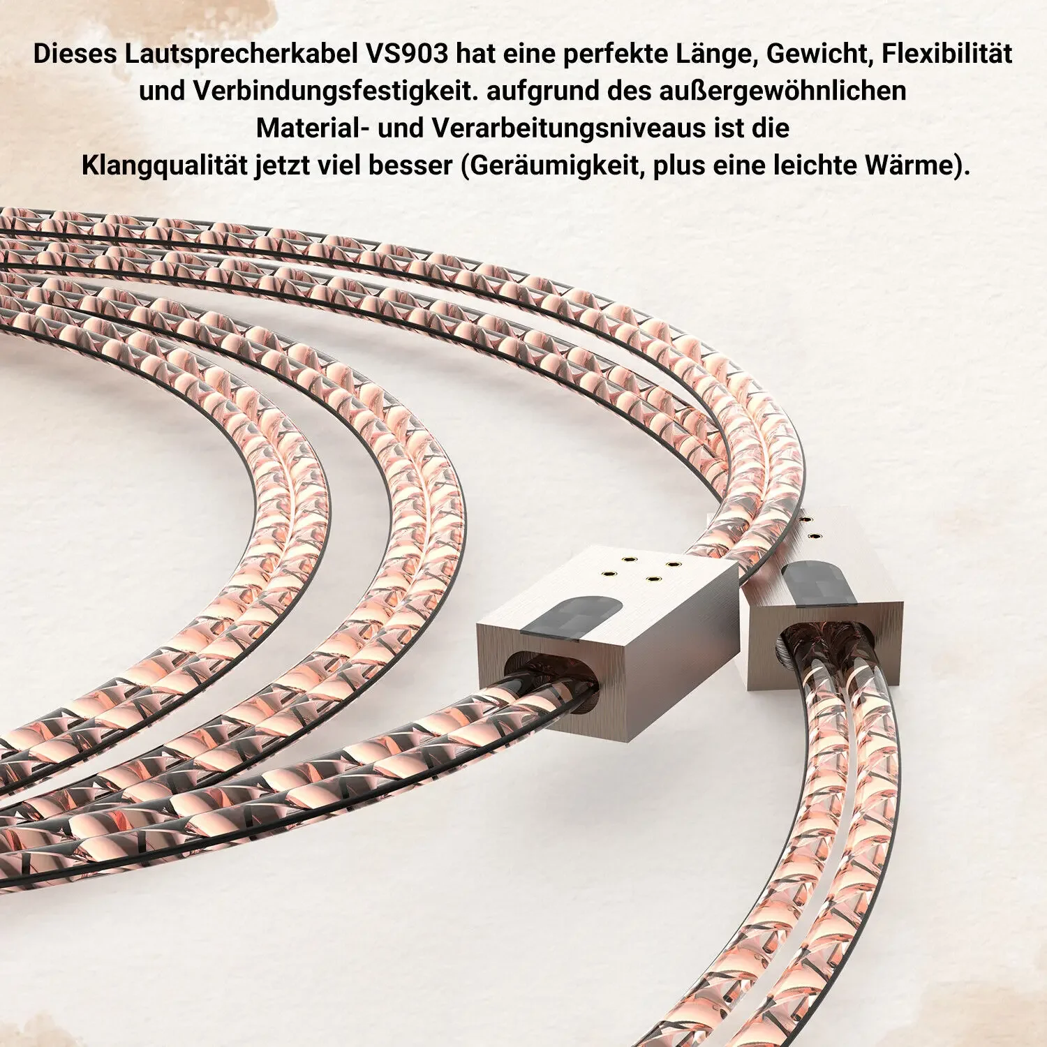 Пара вибрачных VS903 плоский акустический кабель HIFI с разъемом типа «банан» из чистой меди, аудиофильский громкоговоритель для усилителя домашнего кинотеатра