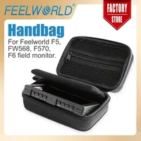 1/2PCS Feelworld Portable Handbag Carrying Black Case for Feelworld F6PLUS F5PROV2 FW568 F570 P6X LUT5 LUT6 4.5-6\