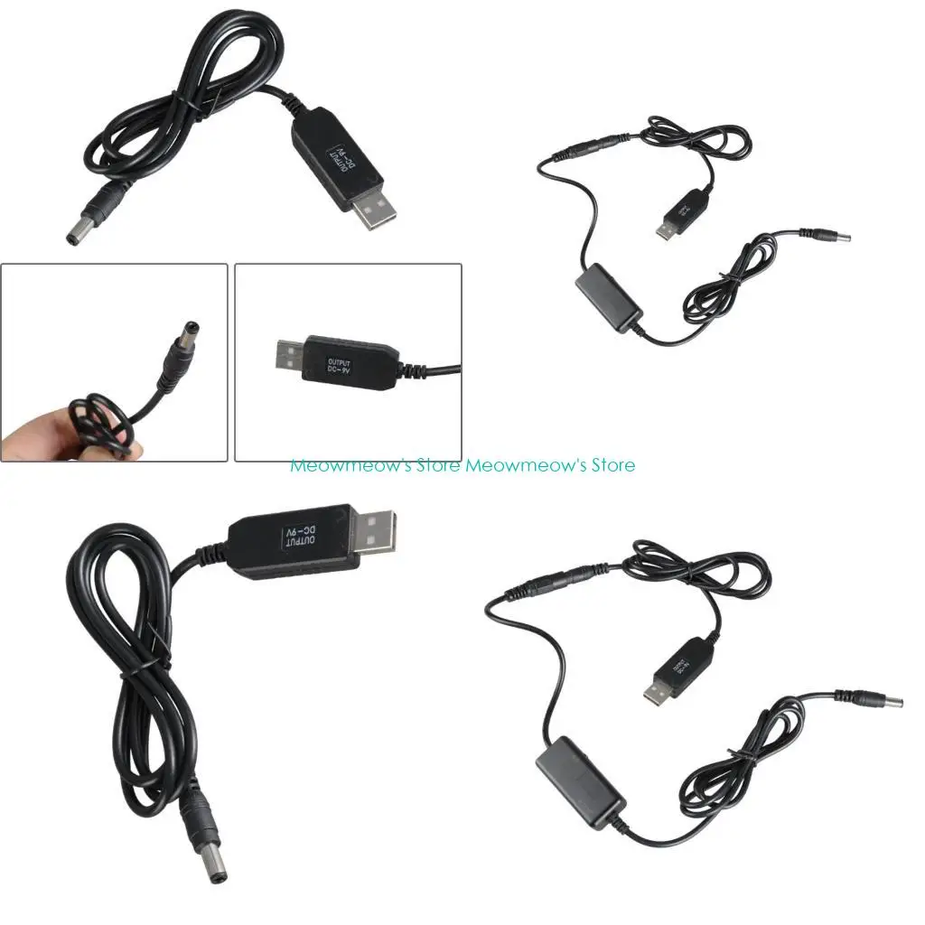 

W91A USB в DC5.5x2,1 мм кабель питания от 5V до 9 В.
