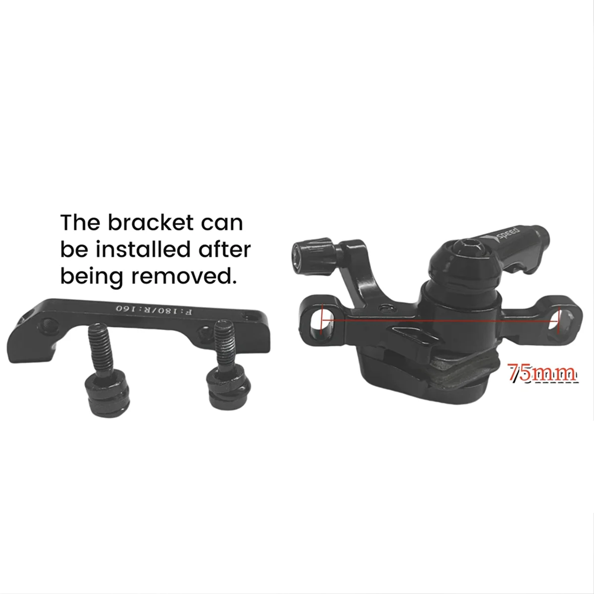 L79A دراجة هوائية جبلية قرص فرامل الفرامل دراجة مكبح قرصي ميكانيكي مجموعة للدراجات الجبلية يدفع مكبس الفرجار مع الدوار