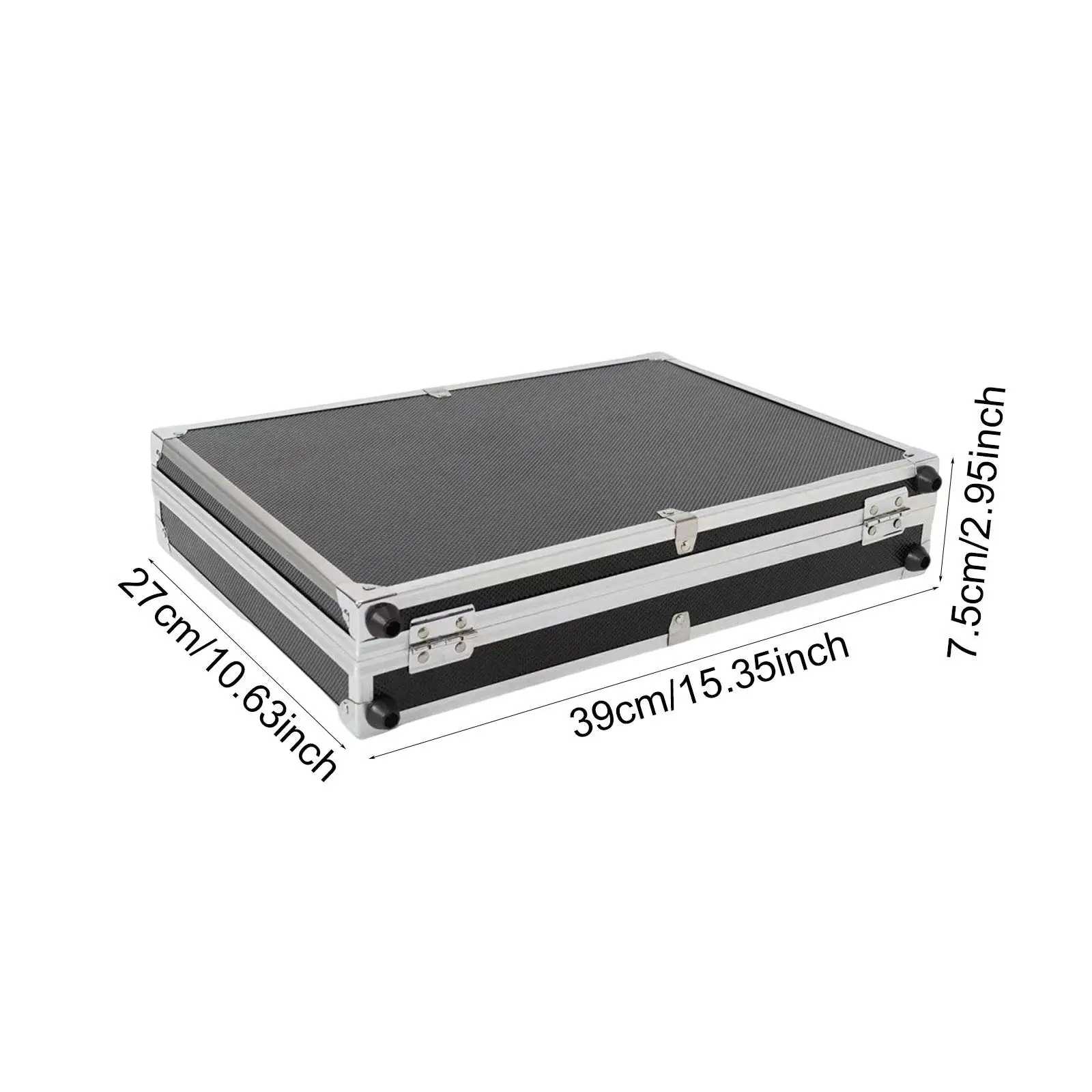 Watch Organizer Case 18 Slots Elegant Accessory, Collection, Display Box, Shockproof Carry Case Aluminum Alloy Watch Storage Box