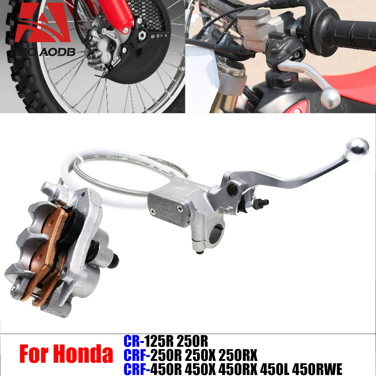 

Sturdy Motorcycle Accessories - Front Hydraulic Brake Caliper Master Cylinder Pump For HONDA CR CRF CRFX 125 250 450 450X 450RX