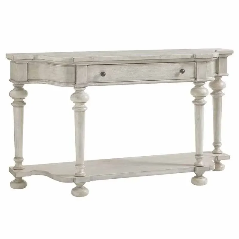 

Retro and old solid wood xuanguan table, living room, homestay against the wall, decorative display long table