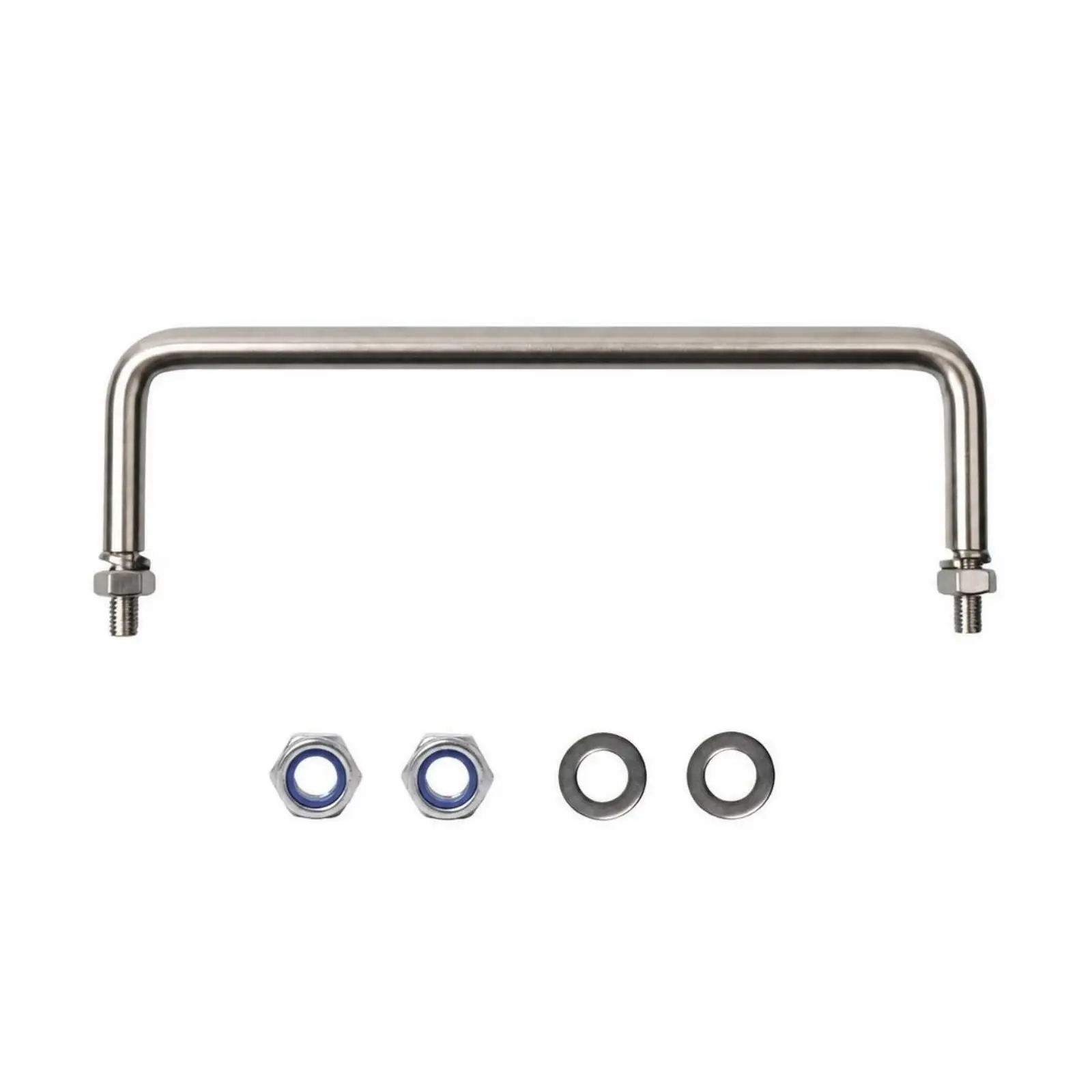 Modern Stainless Steel Handle for Cupboards Drawers Panels with Secure Male Threaded Ends Kit