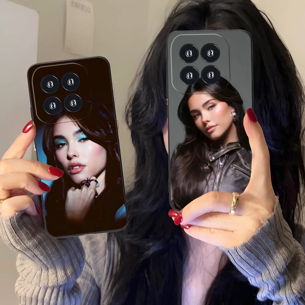 حافظة هاتف ماديسون بيرة لهاتف شاومي 15 14 13 12 11 10 9 T Ultra Lite Pro S SE X 5G غطاء أسود للهواتف الذكية