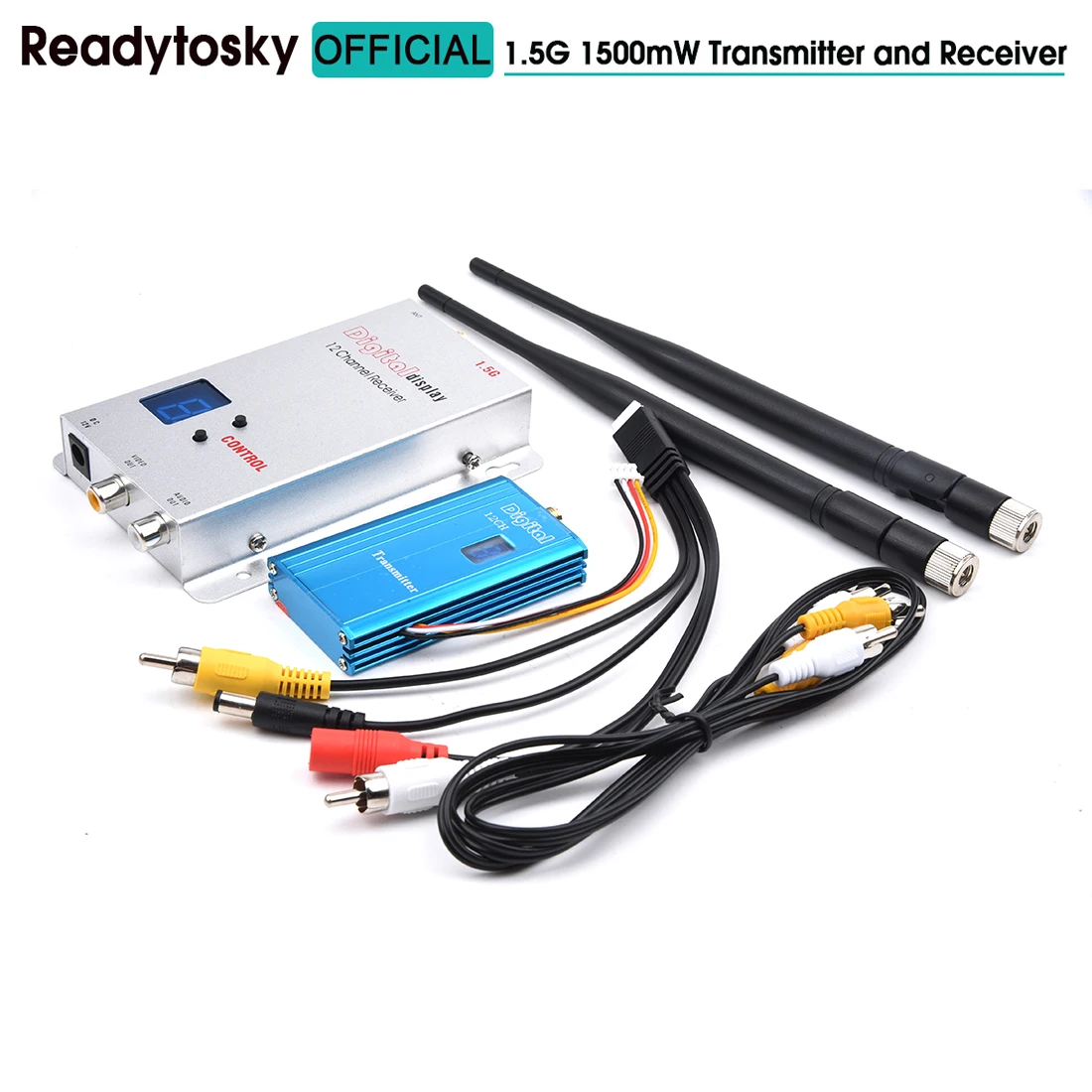 FPV 1.5GHz 1.5G 1500mW Long Range Video Transmitter and Receiver 1.5g Mini Wireless Transmitter Long range system