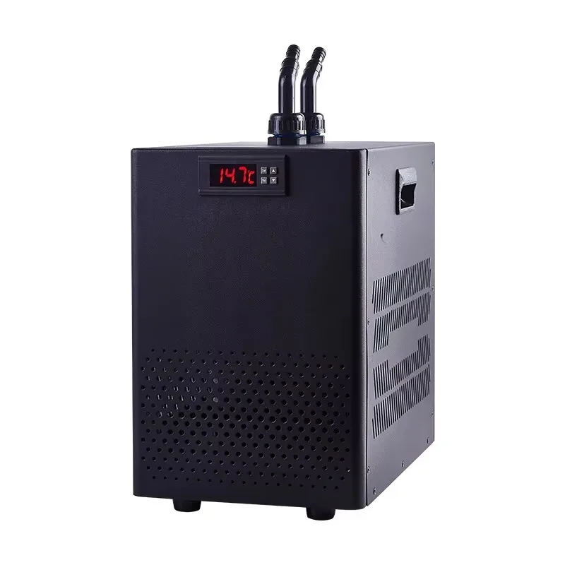 Mini Aquarium Cold Water Chiller, Household Aquatic Refrigeration Machine, Quiet Cooling Mini Compressor Water Cooling System