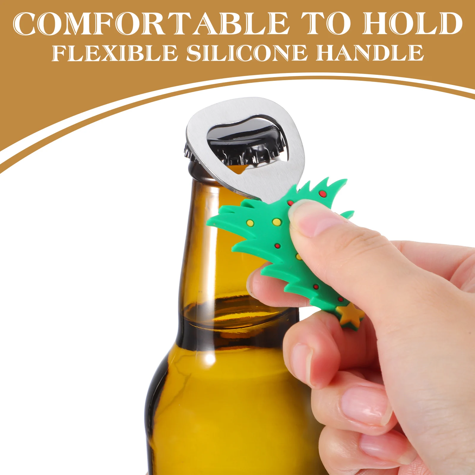 

4Pcs Lovely Multifunctional Adorable Camping Bottle Opening Tool Cartoon Beer Openers Bottle Opener Manual for Home