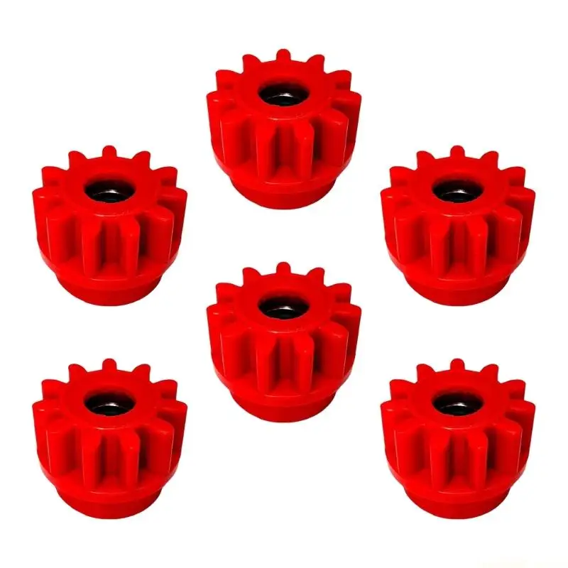 D0AB Set of 6 Economical Gear Spares for Rotating Mops Providing Long Service Life Simple Maintenance and Enhanced Efficiency