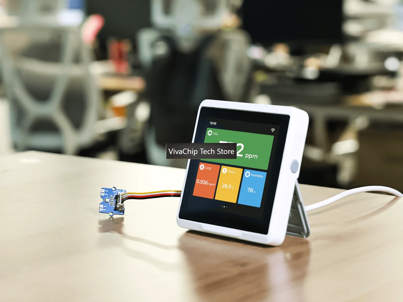 VivaCTSenseCAP 4-Inch RGB Touch Screen Indicator D1 IoT Development Platform Powered By ESP32S3 & RP2040