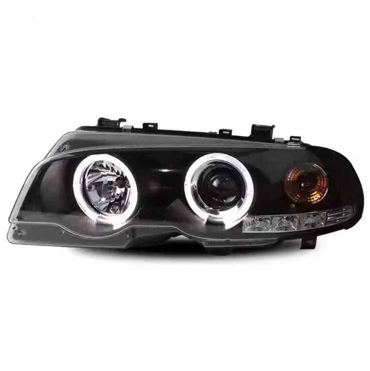 BMW 3-series E46 1998-2006 Angel Eyes Original Newly Style Upgraded And Refitted Full LED Lens Headlamp Assembly