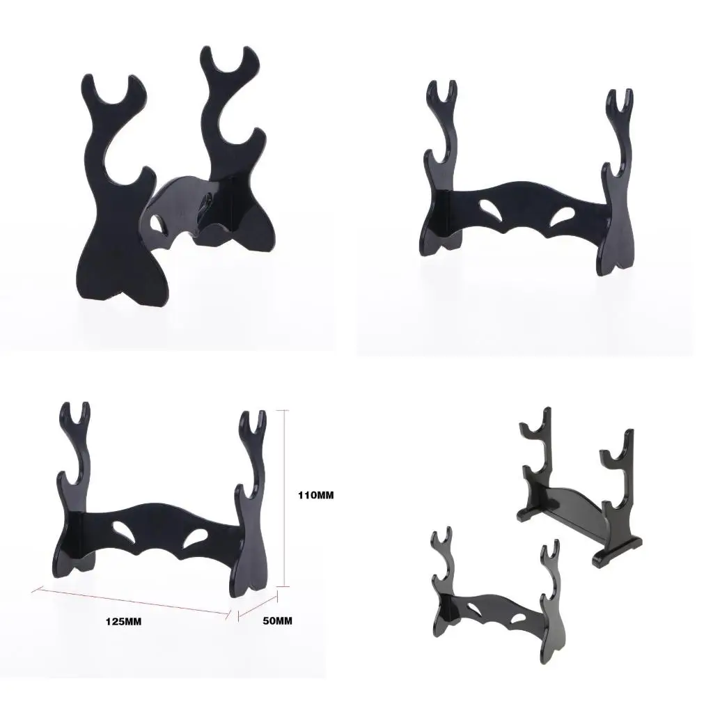  Two Tiers Holder Display Stand Acrylic Bracket Rack for Wand Movie Collection Item Weasley Twin-s Samurai