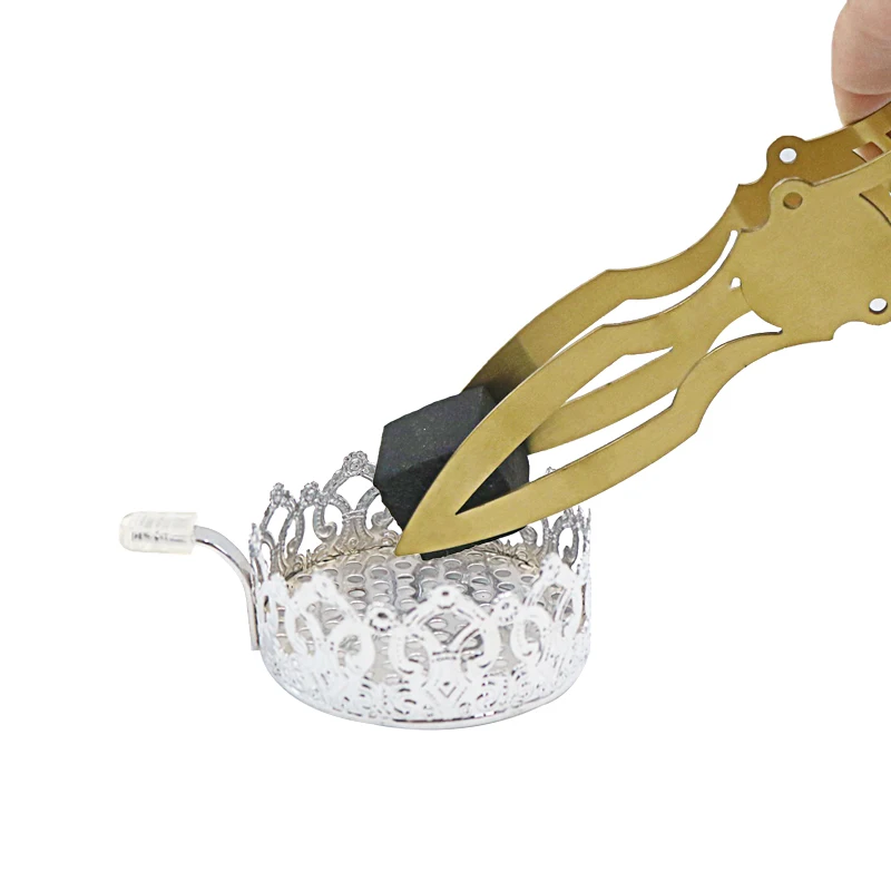 Hookah Charcoal Tongs Clips Stainless Steel Tweezers Water Pipe Smoking Chicha Narguile Gadget Accessories