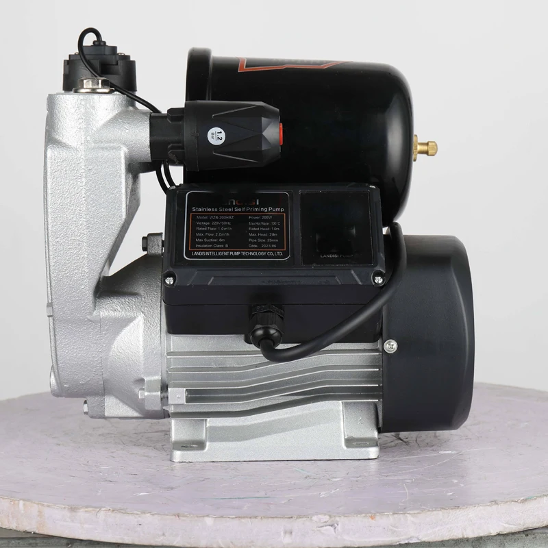 Factory Direct Intelligent Booster Pump with Automatic Start Stop Water Heater Well Water Pressure Pump Brass Impeller