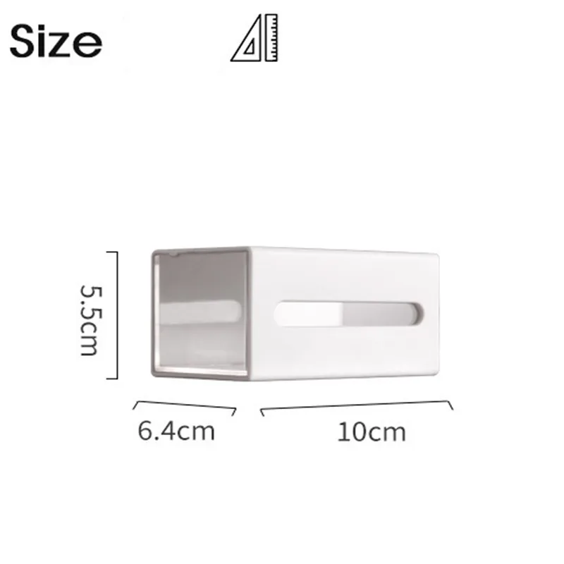 Mini Two-way Pull-out Dust-proof Wall-mounted Drawer Box Office Room Small Items Storage and Sorting Box Organizer Drawer