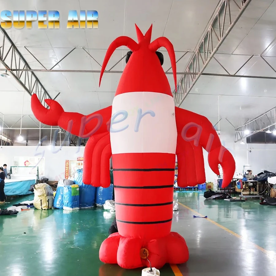Aangepaste buitenactiviteiten 5m Hign gigantisch opblaasbaar bobster opblaasbaar diermodel te koop